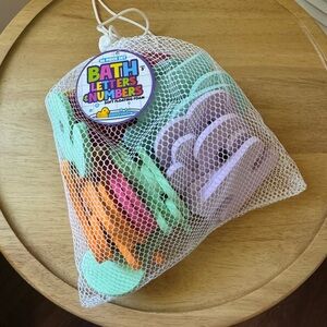 Target “Bullseye’s Playground” Foam Letters & Numbers Set for Bath